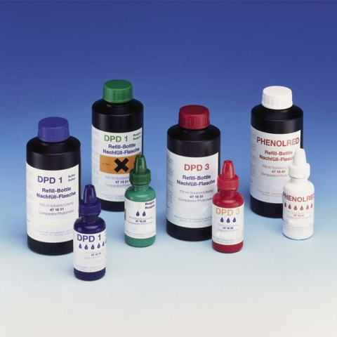 Klór DPD 1 reagens oldat (15 ml), (0,02 - 4 mg/l)