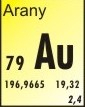 Arany ICP standard, 5% HCl mátrixban, 1 000ug/l, 100ml