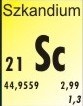 Szkandium ICP standard, 2-5% HNO3 mátrixban, 1 000ug/l, 500ml